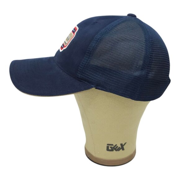 Mississippi Magnolia State Mesh Back Tuck Strap Cap Trucker Embroidered Logo Hat - Picture 9 of 14